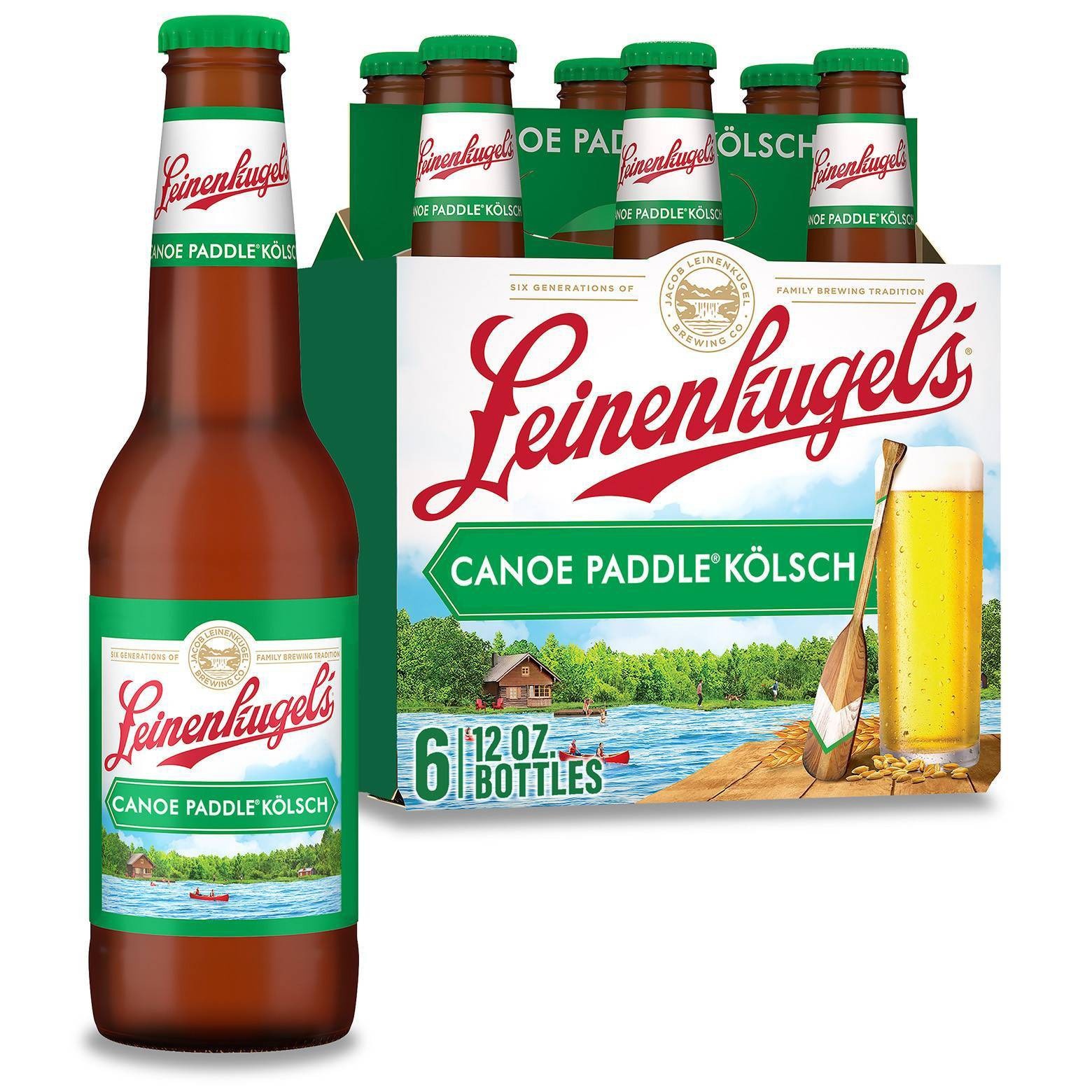 slide 1 of 4, Leinenkugel's Canoe Paddler Beer - 6pk/12 fl oz Bottles, 6 ct; 12 fl oz