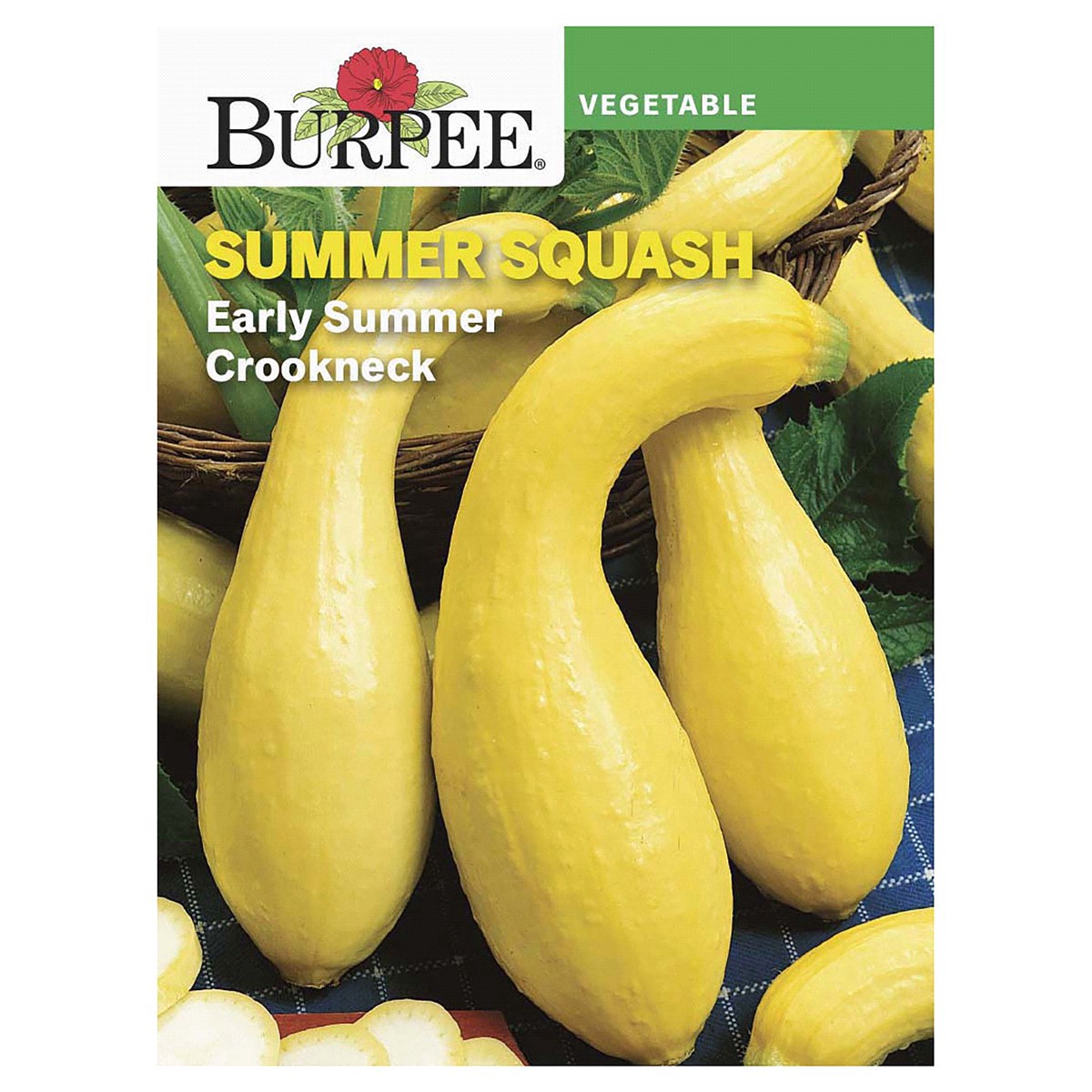 slide 1 of 5, Burpee Summer Squash Early Golden Crookneck Seeds, 1 ct