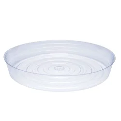 Curtis Wagner Plastics Clear Vinyl Plant Saucer
