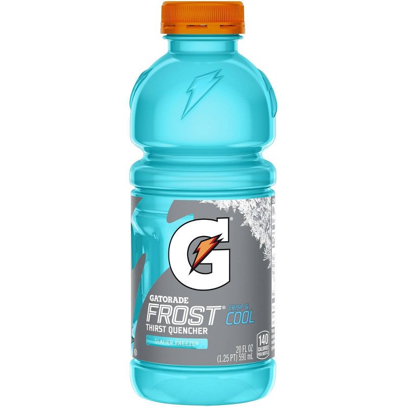 slide 3 of 7, Gatorade Frost Glacier Freeze Sports Drink - 8pk/20 fl oz Bottles, 8 ct; 20 fl oz