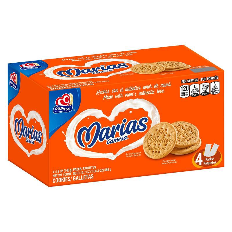 slide 1 of 4, Gamesa Marias Cookies - 19.7oz, 19.7 oz