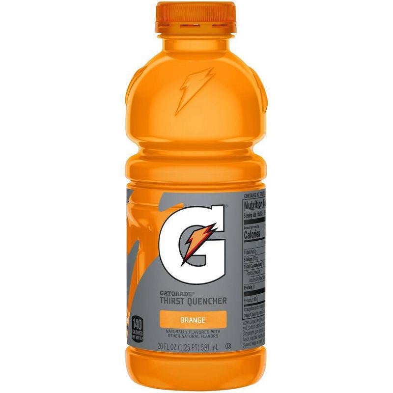 slide 2 of 8, Gatorade Orange Sports Drink - 8pk/20 fl oz Bottles, 8 ct; 20 fl oz