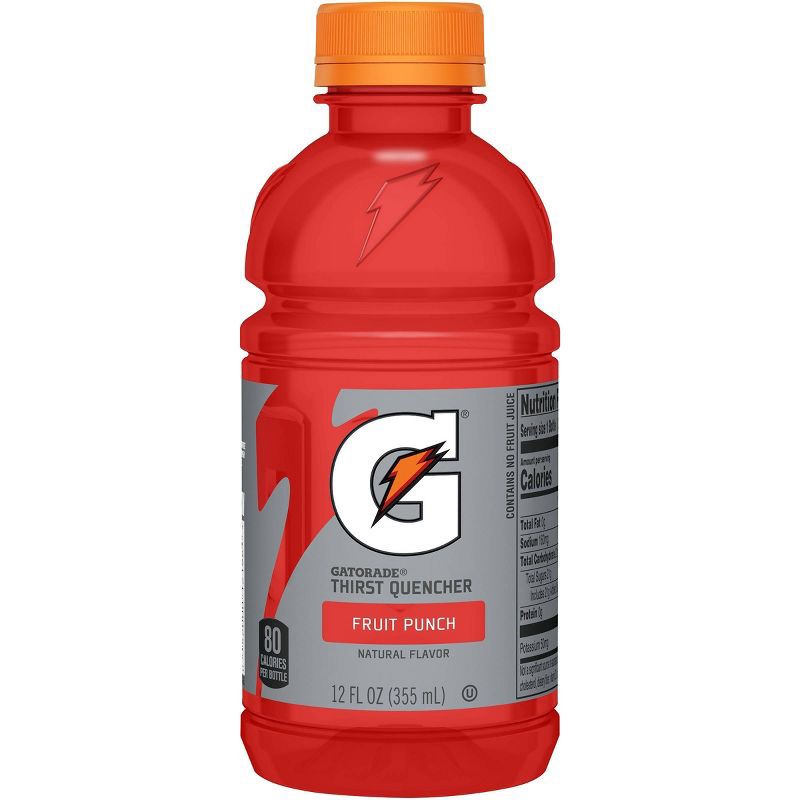 slide 2 of 6, Gatorade Fruit Punch Sports Drink - 12pk/12 fl oz Bottles, 12 ct; 12 fl oz