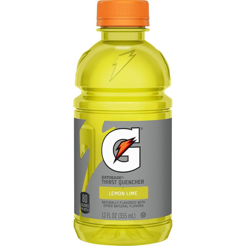 slide 2 of 6, Gatorade Lemon Lime Sports Drink - 12pk/12 fl oz Bottles, 12 ct; 12 fl oz