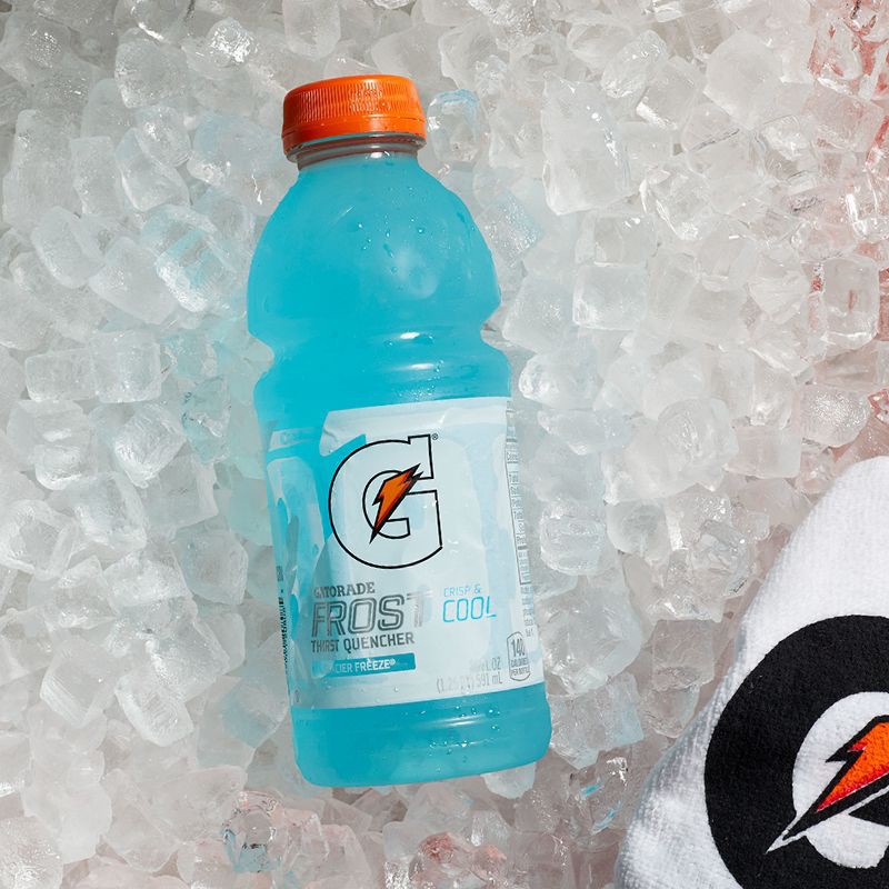 slide 2 of 5, Gatorade Frost Glacier Freeze Sports Drink - 12pk/12 fl oz Bottles, 12 ct; 12 fl oz