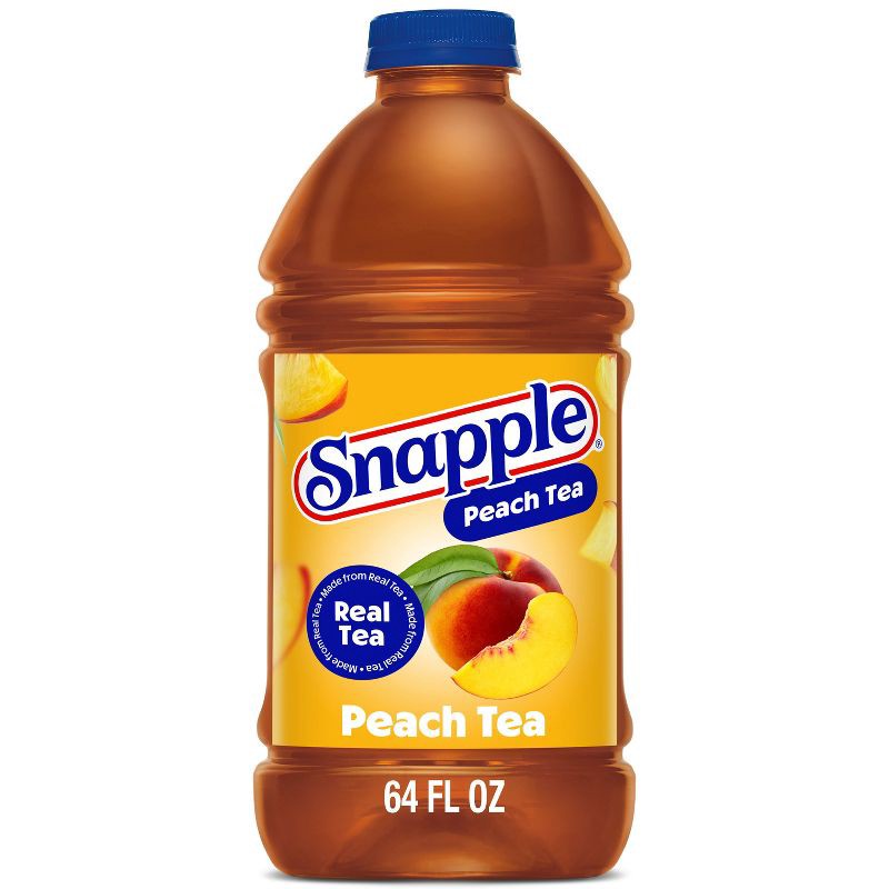 slide 1 of 11, Snapple Peach Tea - 64 fl oz Bottle, 64 fl oz