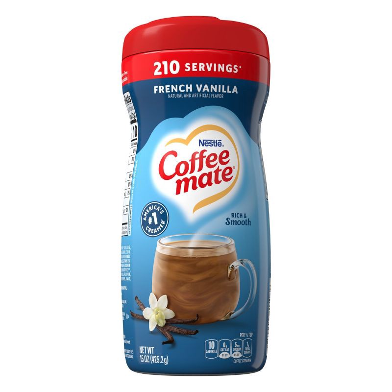 slide 9 of 11, Coffee mate French Vanilla Powdered Coffee Creamer - 15oz, 15 oz