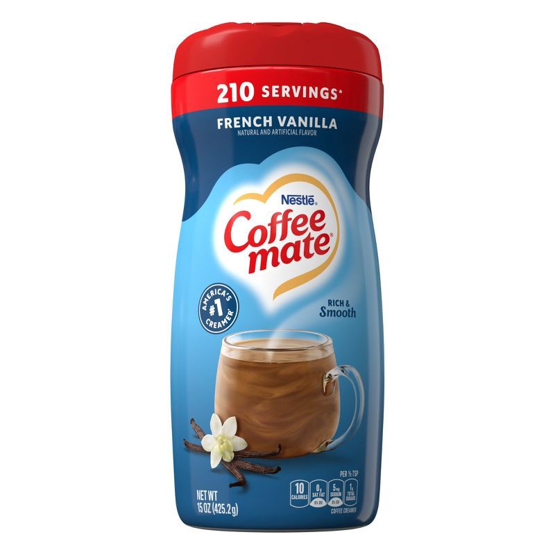 slide 1 of 11, Coffee mate French Vanilla Powdered Coffee Creamer - 15oz, 15 oz