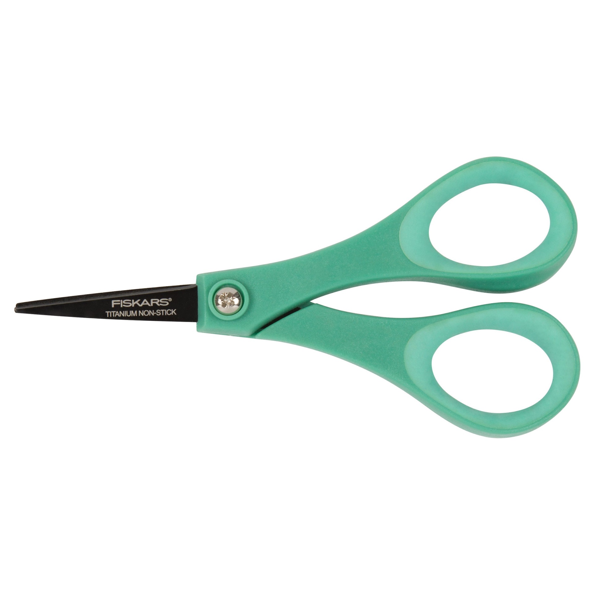 slide 1 of 2, Fiskars Performance 5" Softgrip Non-Stick Titanium Fashion Scissors, 1 ct