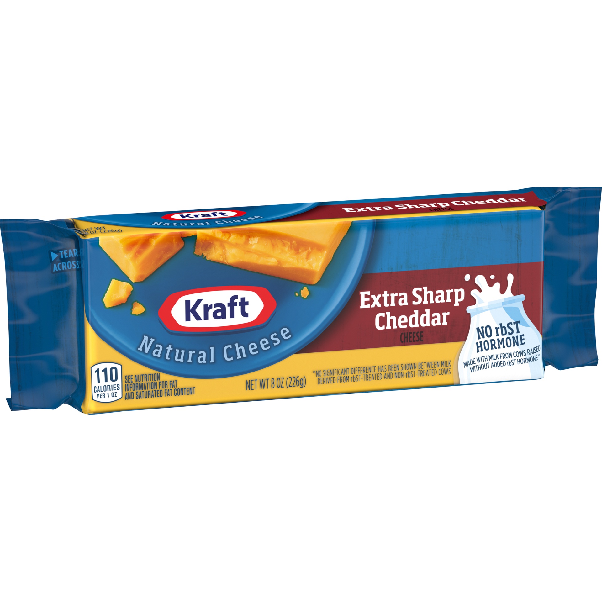 slide 2 of 6, Kraft Natural Extra Sharp Cheddar Cheese Chunk, 8 oz