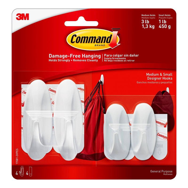 slide 1 of 11, Command Designer Hook Value Pack, 1 ct