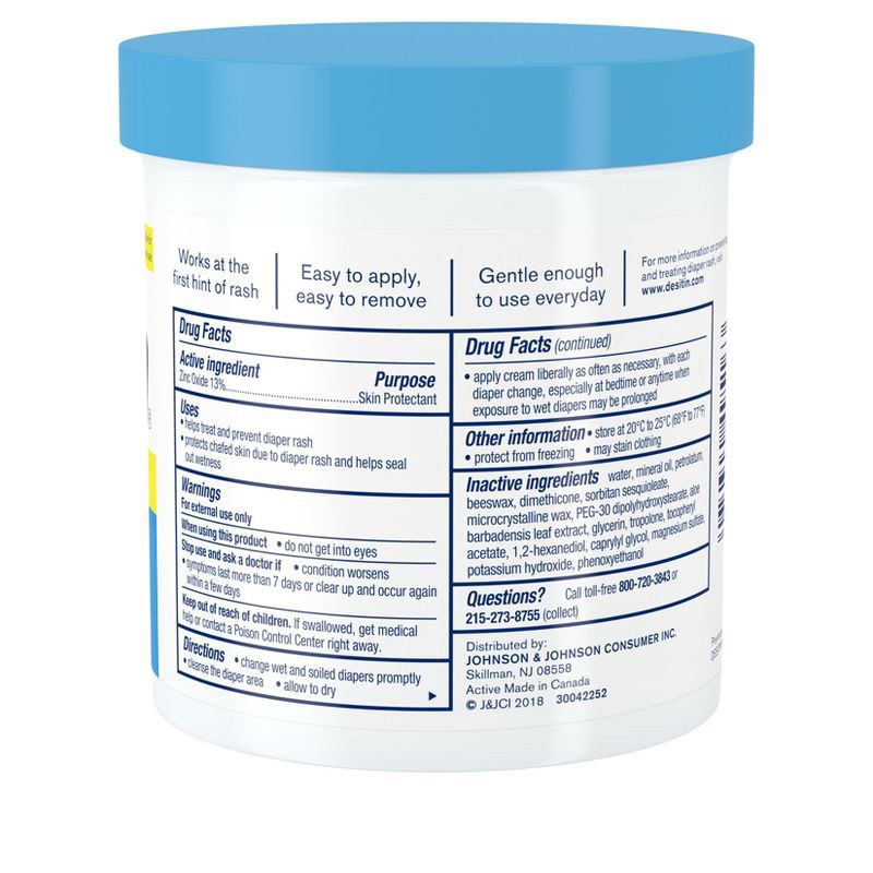 slide 7 of 8, Desitin Daily Defense Baby Diaper Rash Cream with Zinc Oxide -16oz, 16 oz