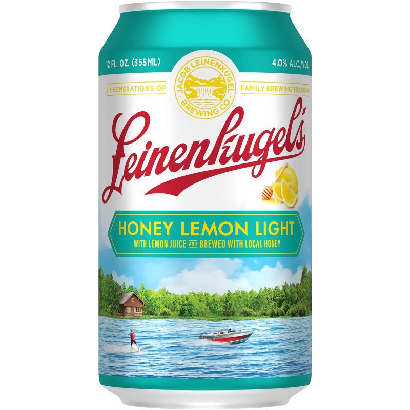 slide 5 of 8, Leinenkugel's Honey Lemon Light Seasonal Beer - 6pk/12 fl oz Cans, 6 ct; 12 fl oz