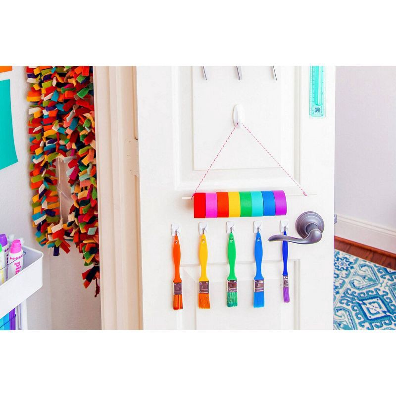 slide 13 of 13, Command 6pk Small Wire Hooks, 6 ct