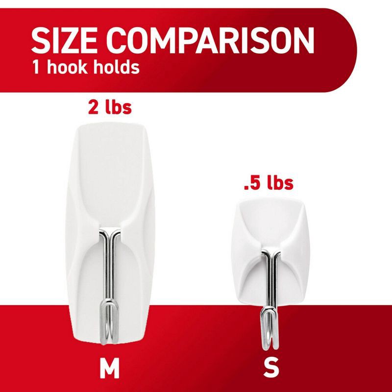 slide 5 of 13, Command 6pk Small Wire Hooks, 6 ct