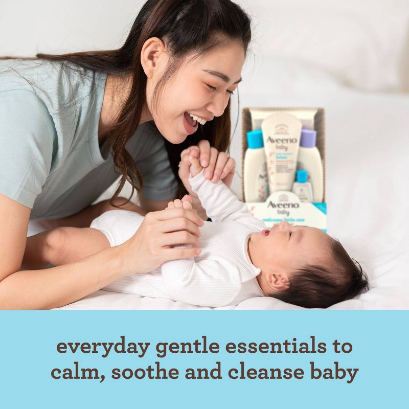 slide 5 of 8, Aveeno Baby Daily Moisture Body Lotion for Delicate Skin with Natural Colloidal Oatmeal & Dimethicone - 8oz, 8 oz