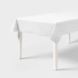 White Plastic Table Cloth - Spritz™