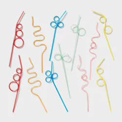 12ct Squiggle Straws - Spritz™