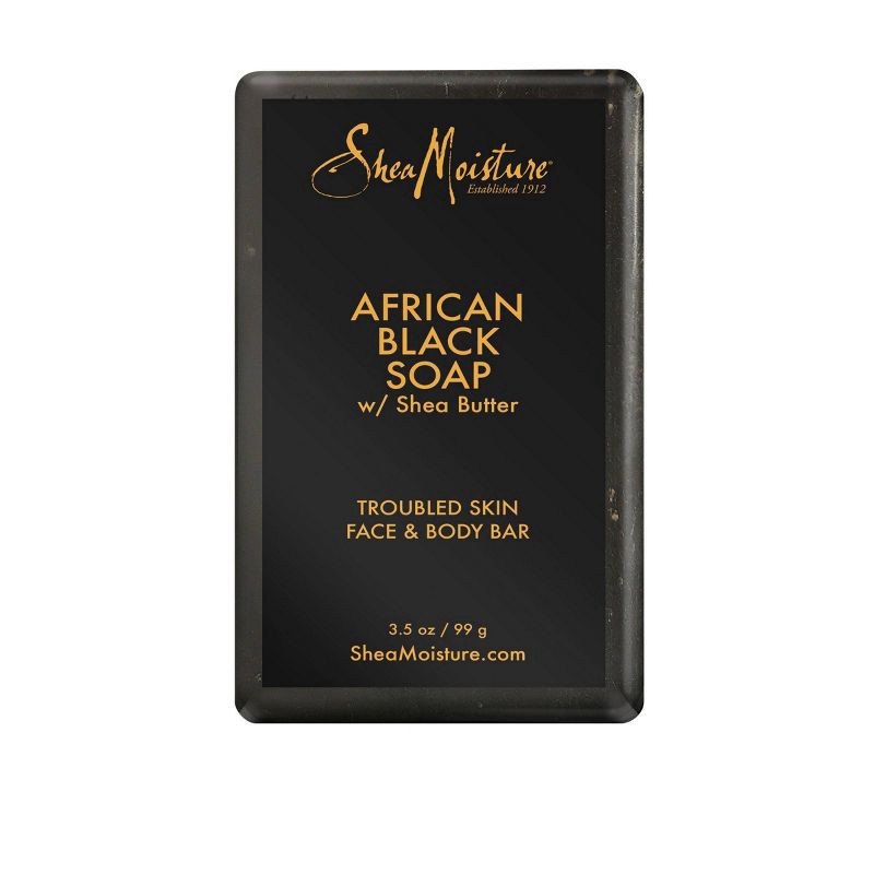 slide 2 of 13, SheaMoisture African Black Soap Original Scent Face and Body Bar Soap - 3.5oz, 3.5 oz