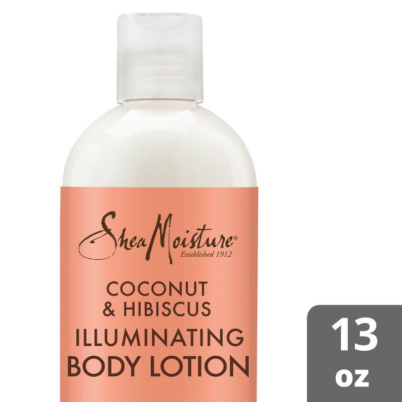 slide 1 of 12, SheaMoisture Coconut & Hibiscus Illuminating Body Lotion for Dull Skin - 13 fl oz, 13 fl oz