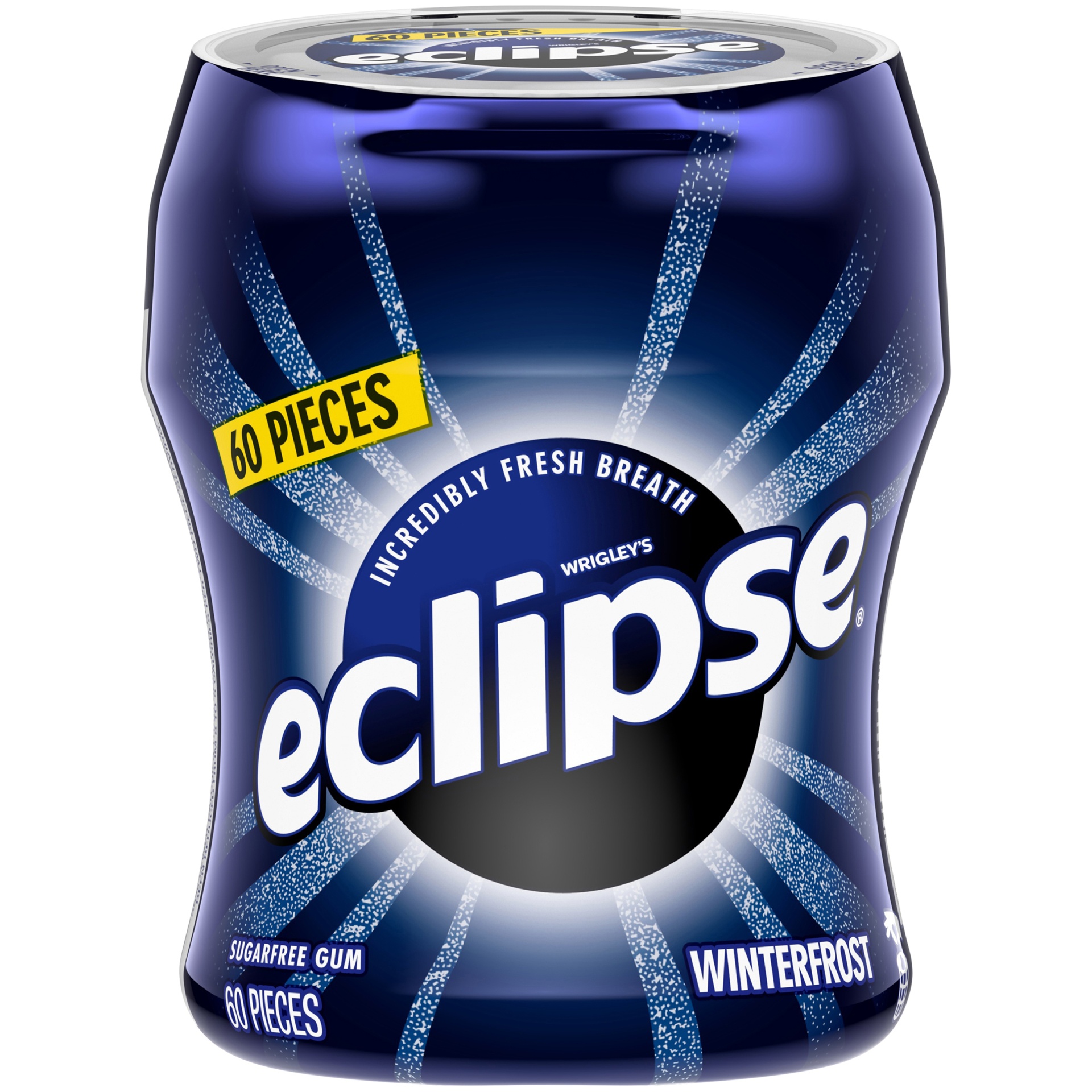 slide 1 of 1, Eclipse Winterfrost Sugar-Free Gum, 60 ct