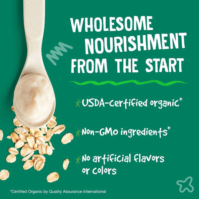 slide 5 of 11, Earth's Best Organic Whole Grain Oatmeal Baby Cereal - 8oz, 8 oz