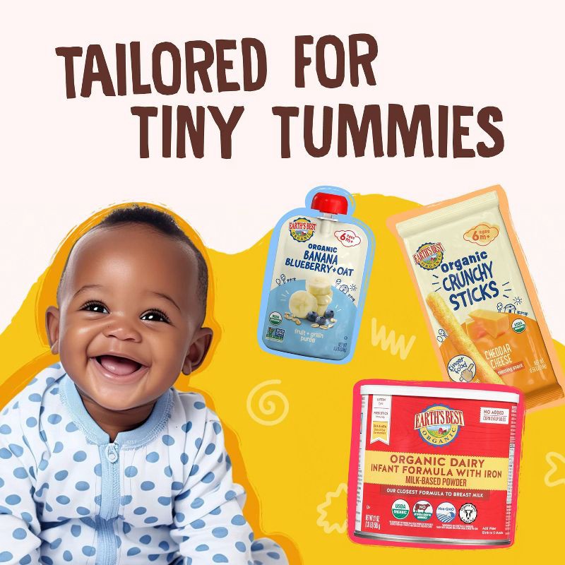 slide 8 of 11, Earth's Best Organic Whole Grain Oatmeal Baby Cereal - 8oz, 8 oz