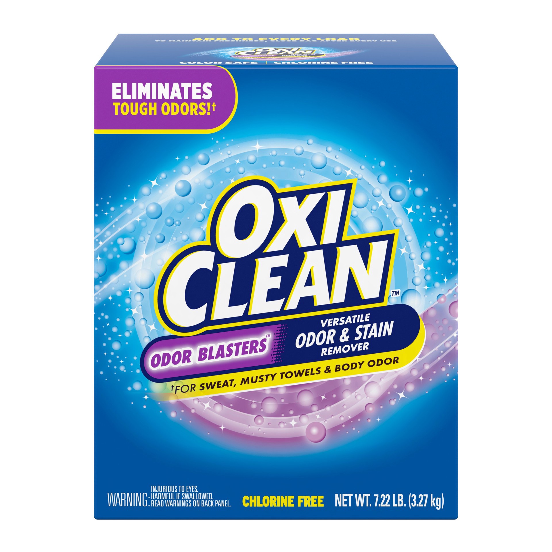 slide 1 of 1, Oxi-Clean Odor Blasters Versatile Odor and Stain Remover Powder, 7.22 lb., 7.22 lb