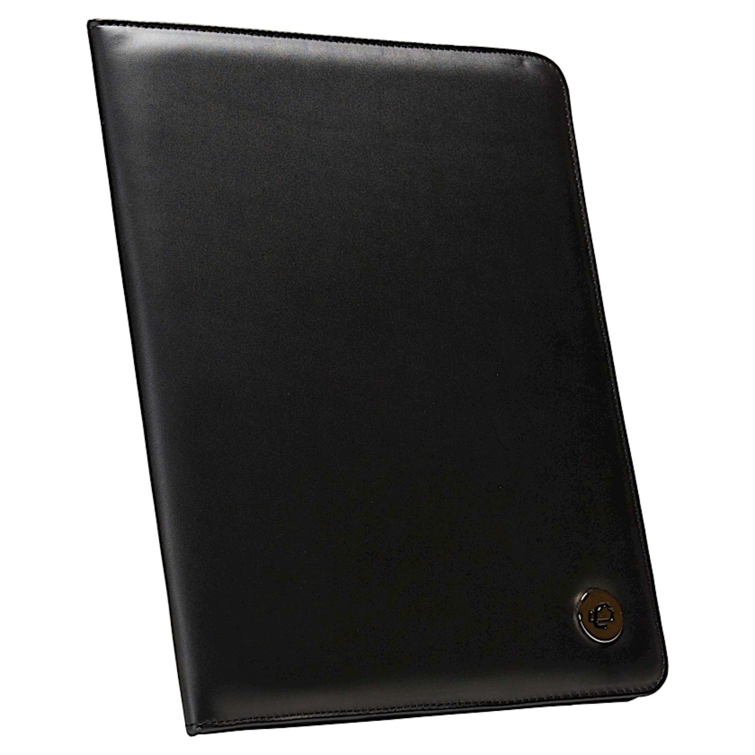 slide 1 of 4, Case-it Case It Letter Size Black Faux Leather Padfolio, 1 ct