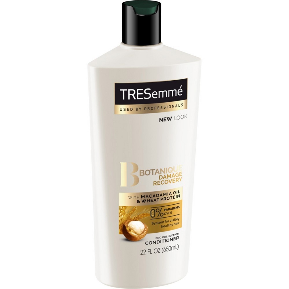 slide 2 of 4, TRESemmé Botanique Damage Recovery Conditioner with Macadamia Oil & Wheat Protein, 22 fl oz