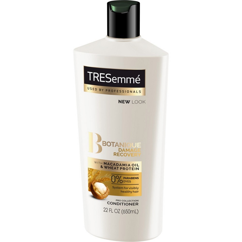 slide 3 of 4, TRESemmé Botanique Damage Recovery Conditioner with Macadamia Oil & Wheat Protein, 22 fl oz