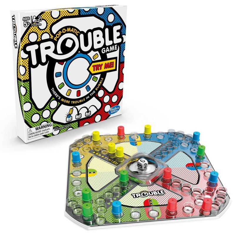 slide 4 of 4, Hasbro Gaming Trouble Board Game, 1 ct