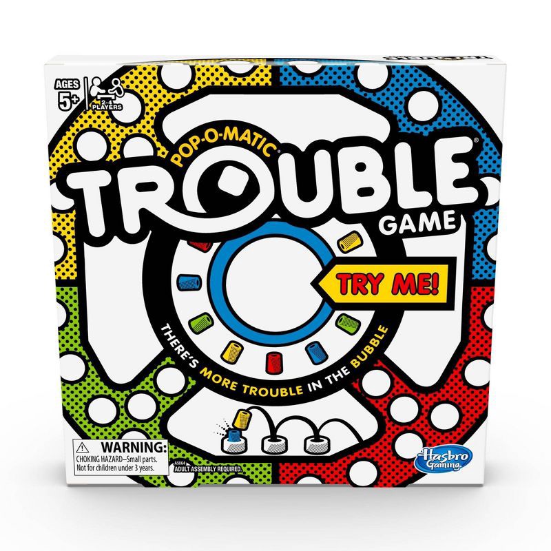 slide 1 of 4, Hasbro Gaming Trouble Board Game, 1 ct