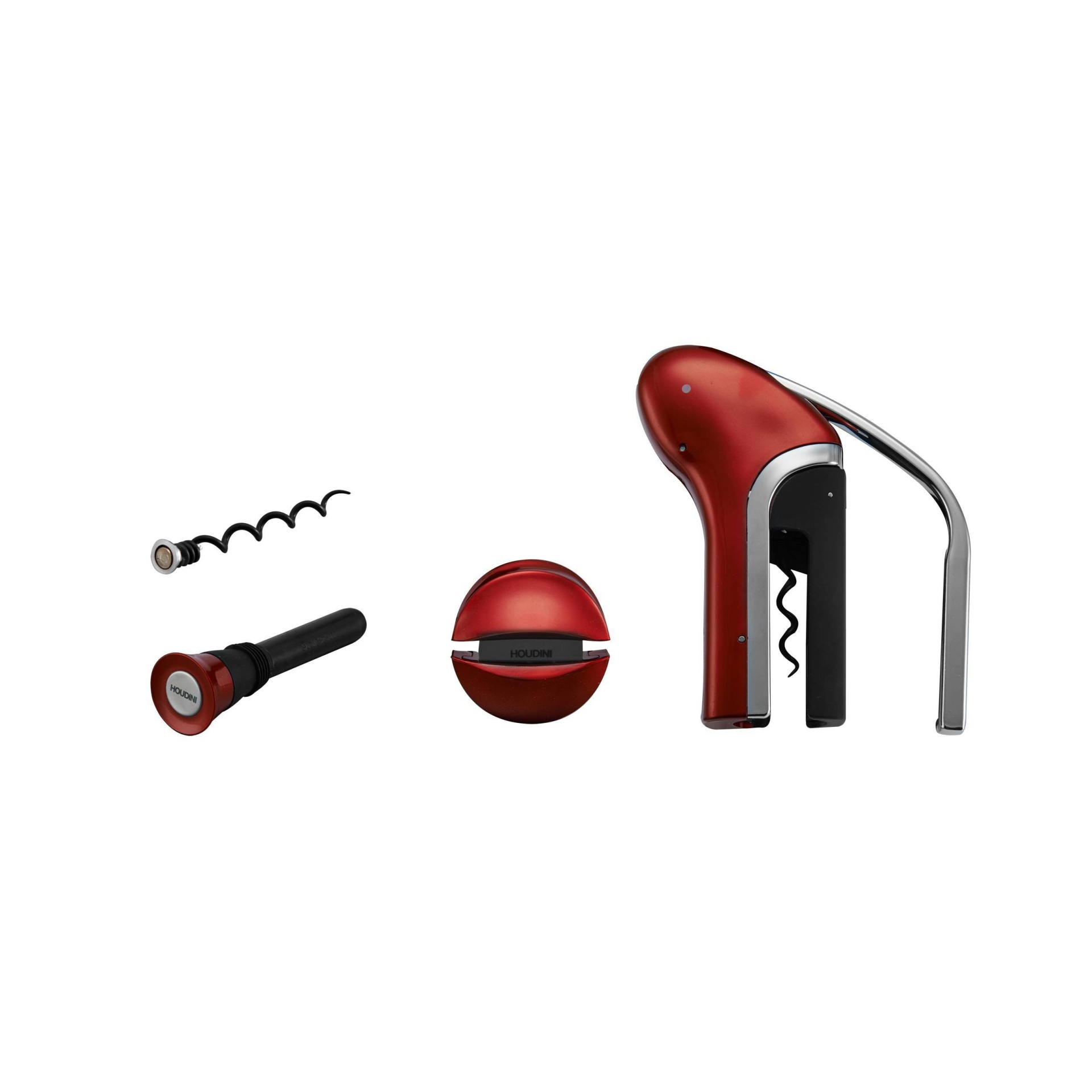 slide 1 of 4, Houdini Deluxe Vertical Corkscrew Red, 1 ct