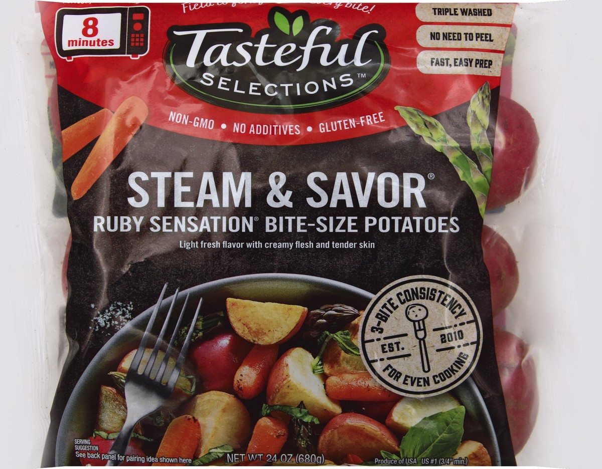 slide 5 of 5, Tasteful Selections Potatoes Ruby, 24 oz