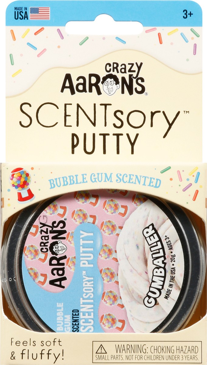 slide 5 of 11, Crazy AArons Scentsory Putty Bubble Gum Scented Gumballer 1 ea, 1 ct