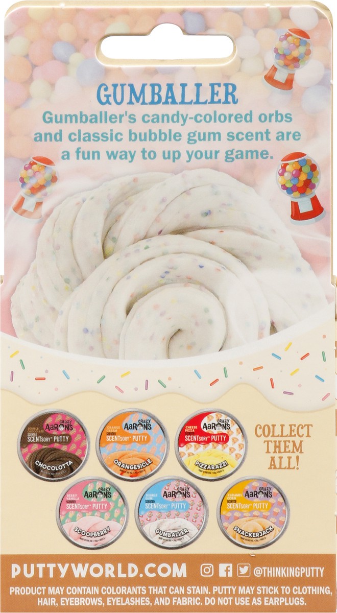 slide 2 of 11, Crazy AArons Scentsory Putty Bubble Gum Scented Gumballer 1 ea, 1 ct