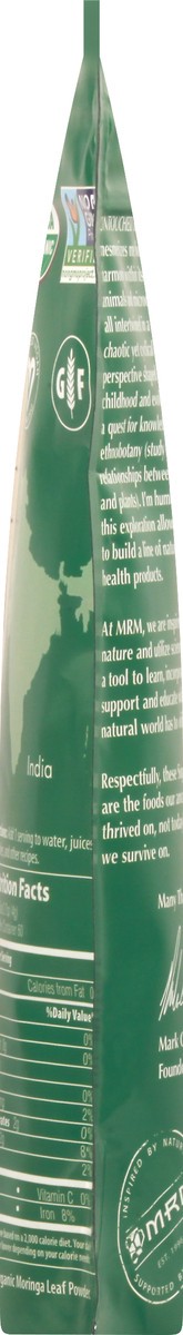 slide 12 of 13, Super Foods Raw Organic Powder Moringa 8.5 oz, 8.5 oz