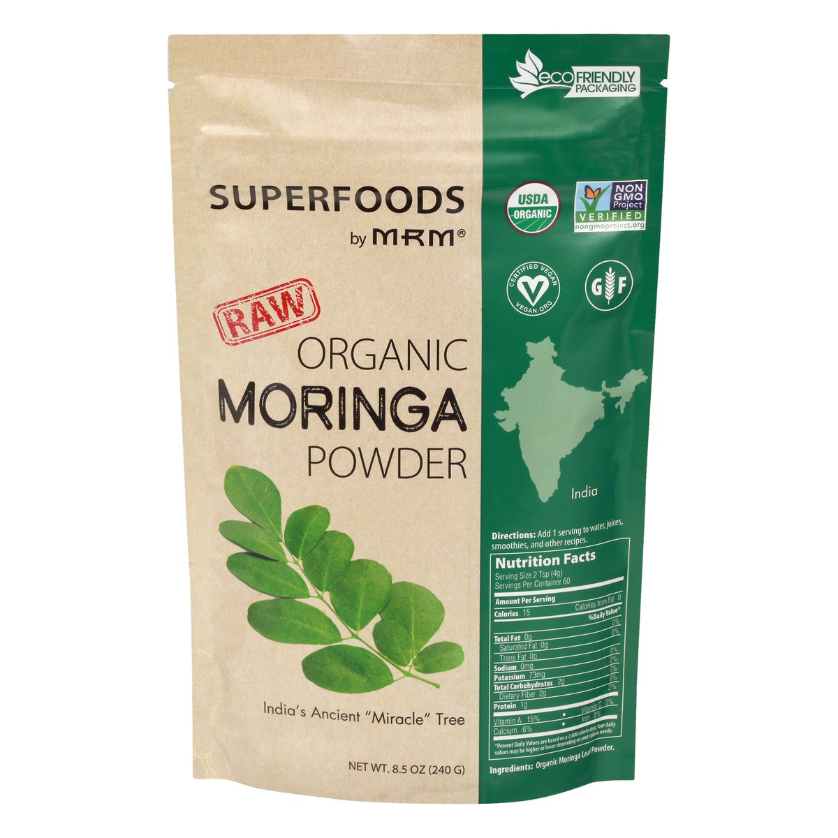 slide 13 of 13, Super Foods Raw Organic Powder Moringa 8.5 oz, 8.5 oz