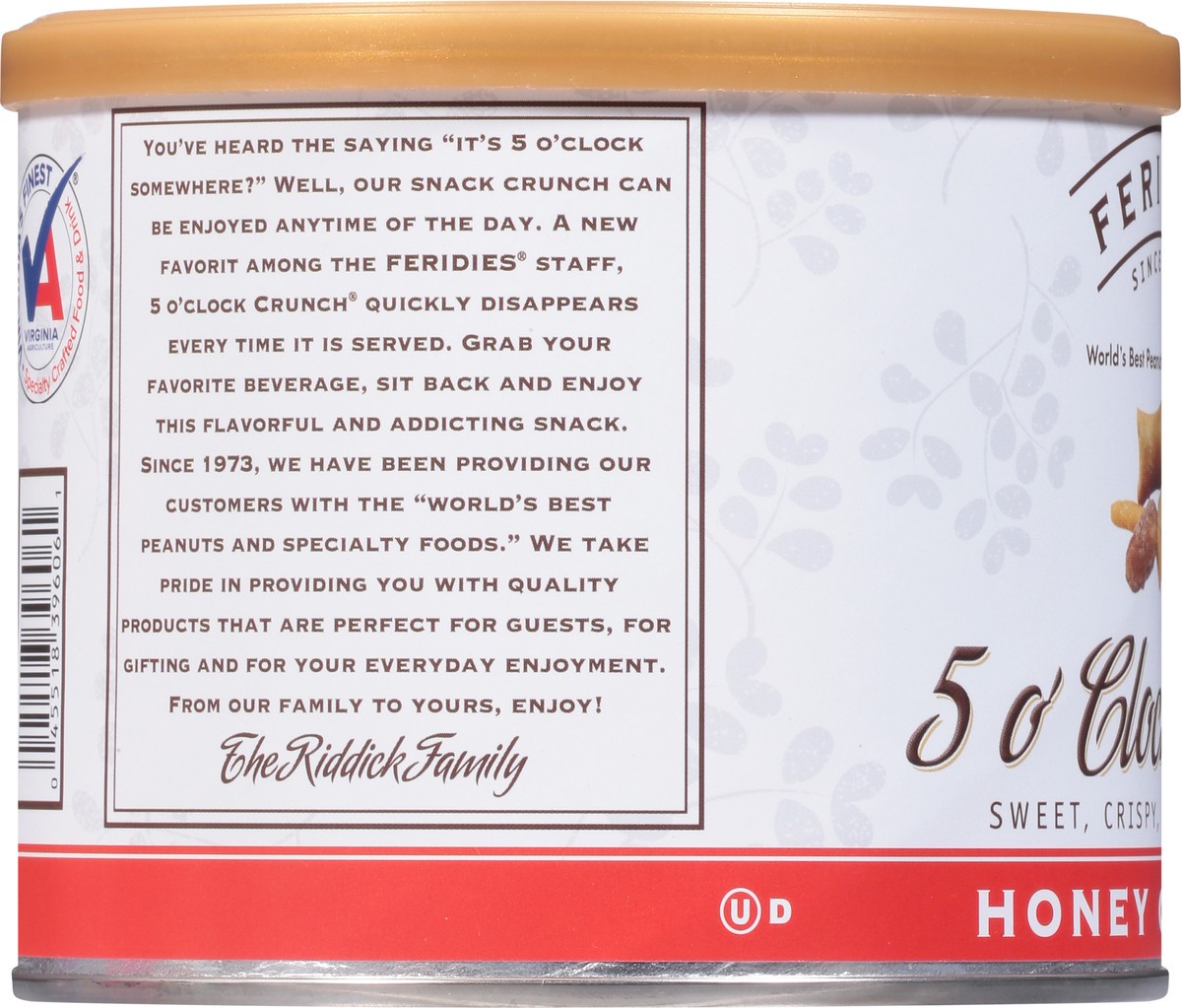 slide 6 of 13, FERIDIES 5 O' Clock Crunch Honey Cheddar Snack Mix 6 oz, 6 oz