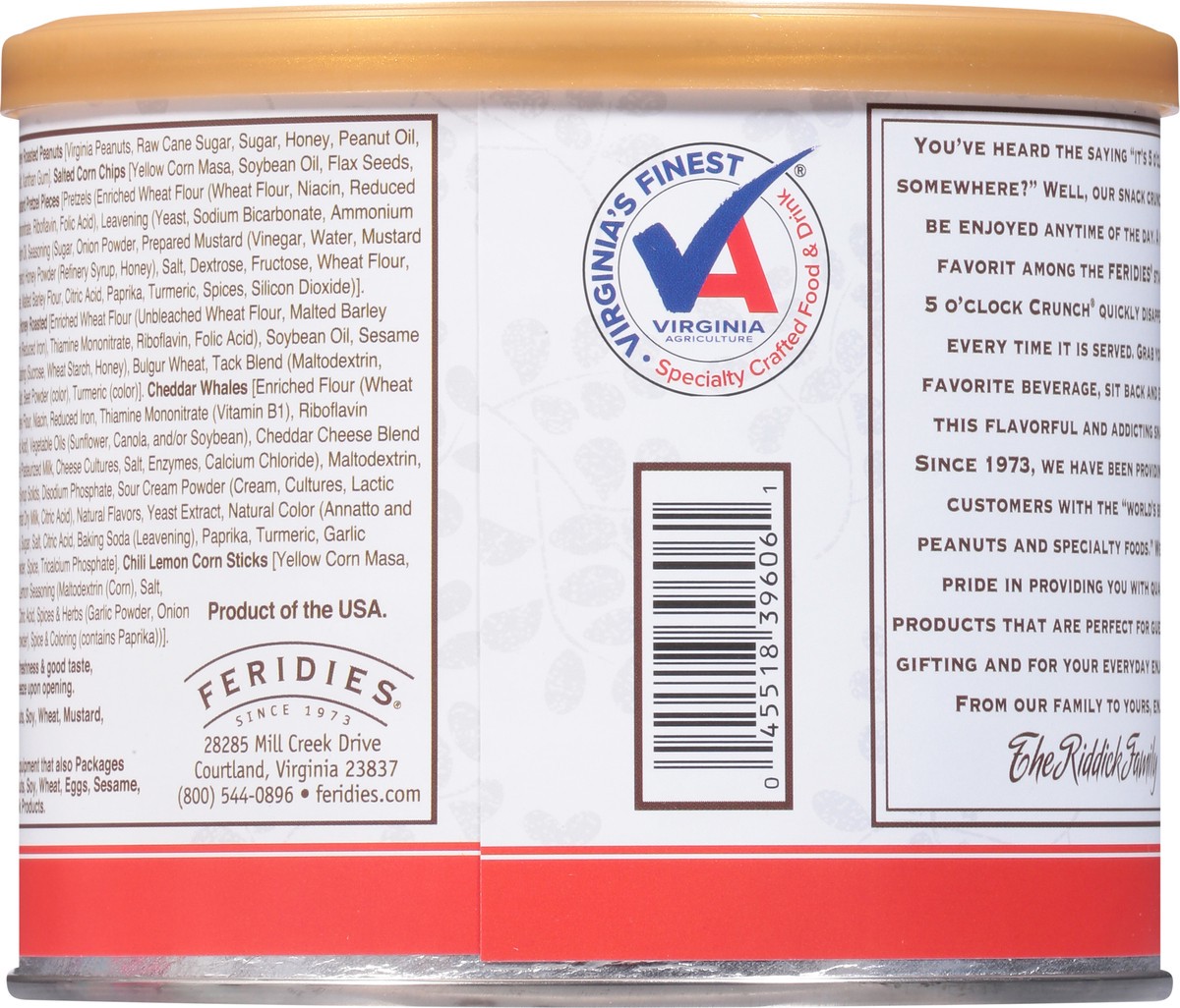 slide 9 of 13, FERIDIES 5 O' Clock Crunch Honey Cheddar Snack Mix 6 oz, 6 oz