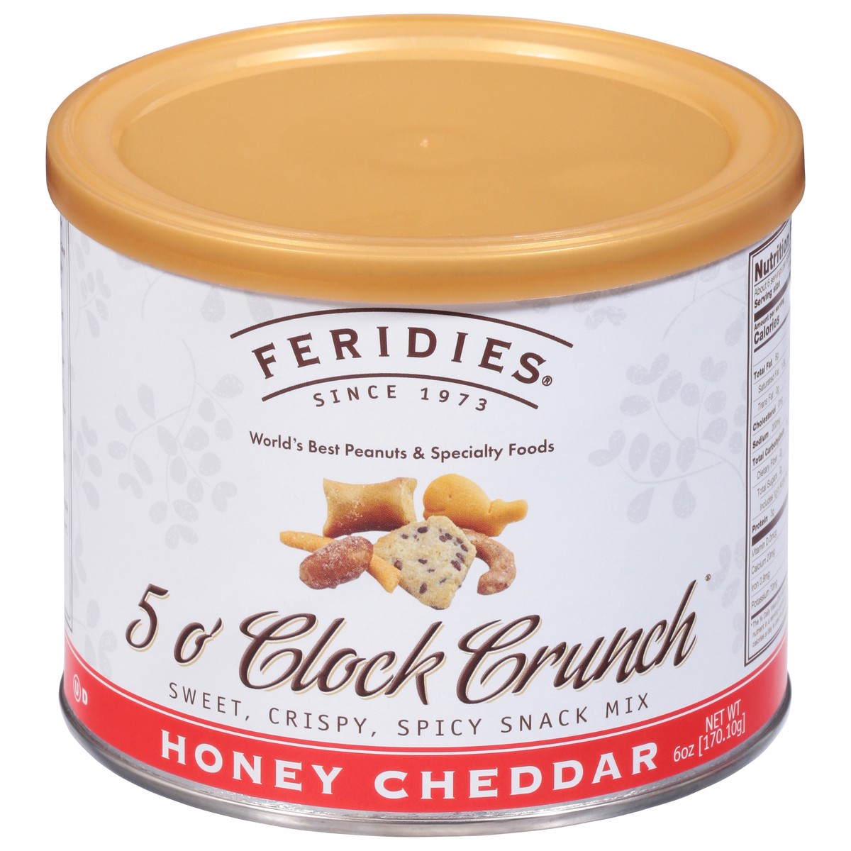 slide 11 of 13, FERIDIES 5 O' Clock Crunch Honey Cheddar Snack Mix 6 oz, 6 oz