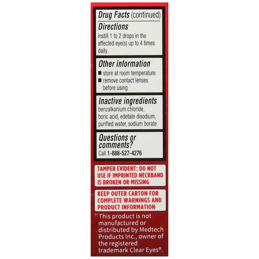 slide 5 of 5, Walgreens Maximum Relief Lubricating And Redness Reducing Eye Drops, 0.5 fl oz