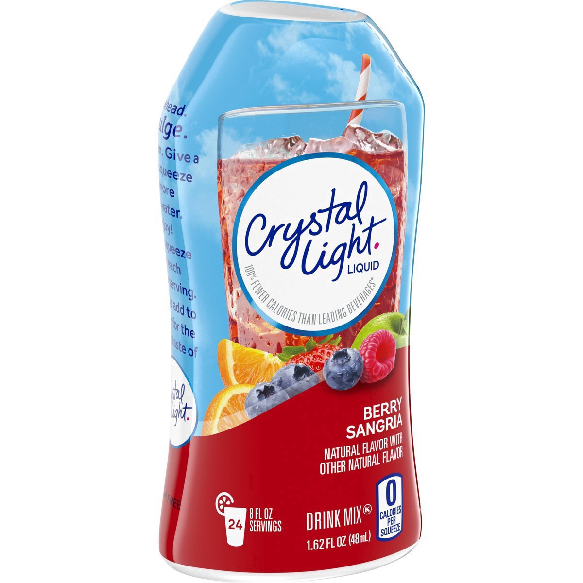 slide 20 of 55, Crystal Light Liquid Berry Sangria Naturally Flavored Drink Mix, 1.62 fl oz