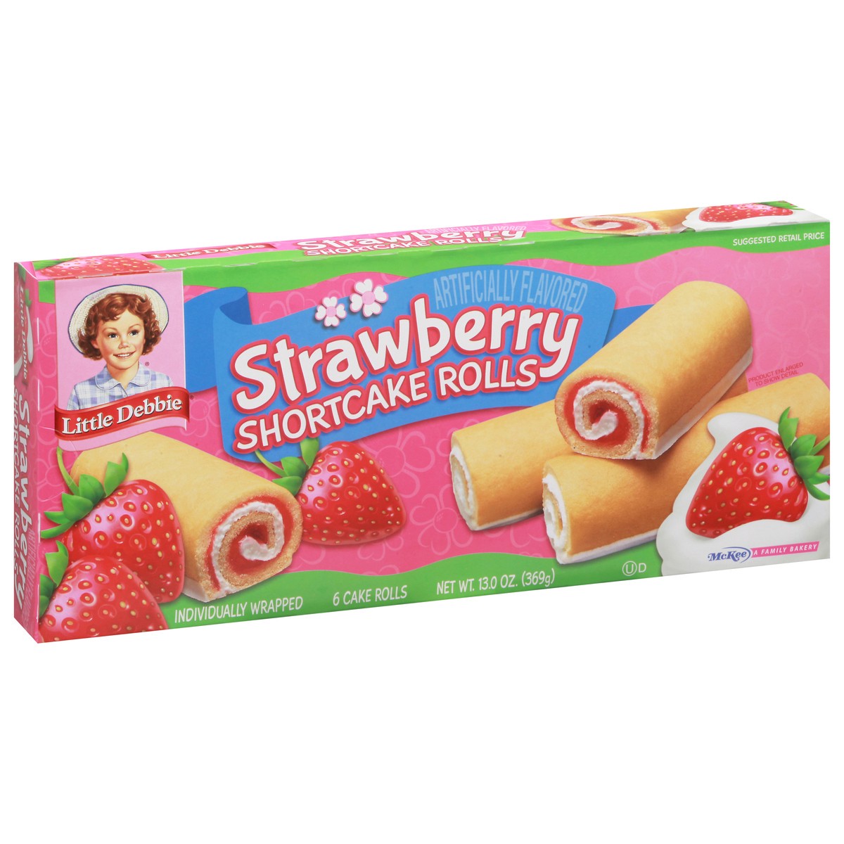 slide 3 of 14, Little Debbie Strawberry Shortcake Rolls, 6 ct