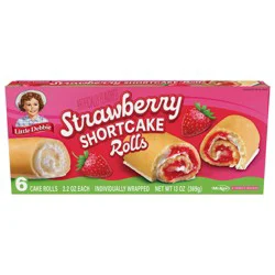 Snack Cakes, Little Debbie Family Pack Strawberry Shortcake Rolls