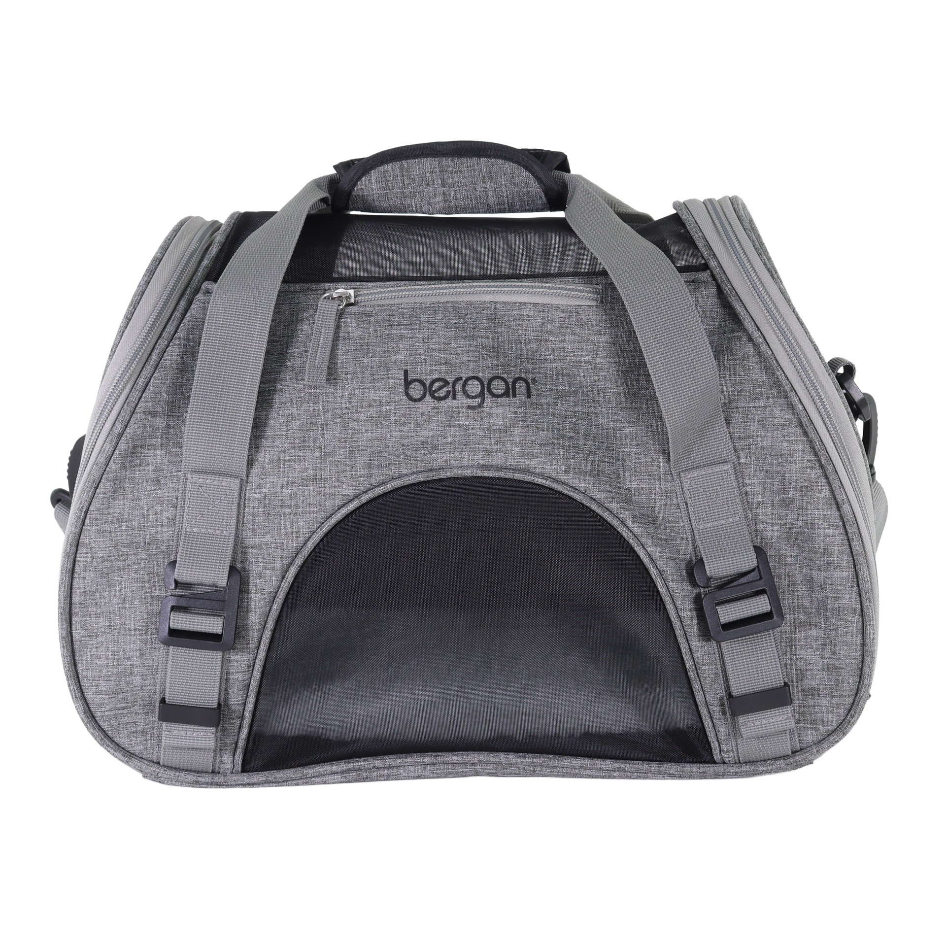 slide 1 of 1, Bergan Comfort Carrier™, Heather Grey, Large - 19" L x 10" W x 13" H, 1 ct
