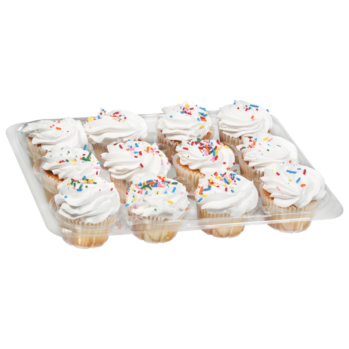 slide 4 of 6, Harris Teeter Cupcakes - Iced, 12 ct