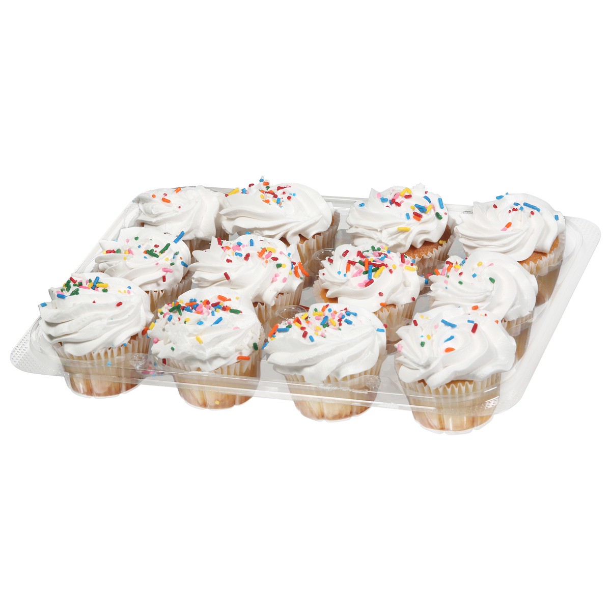 slide 5 of 6, Harris Teeter Cupcakes - Iced, 12 ct