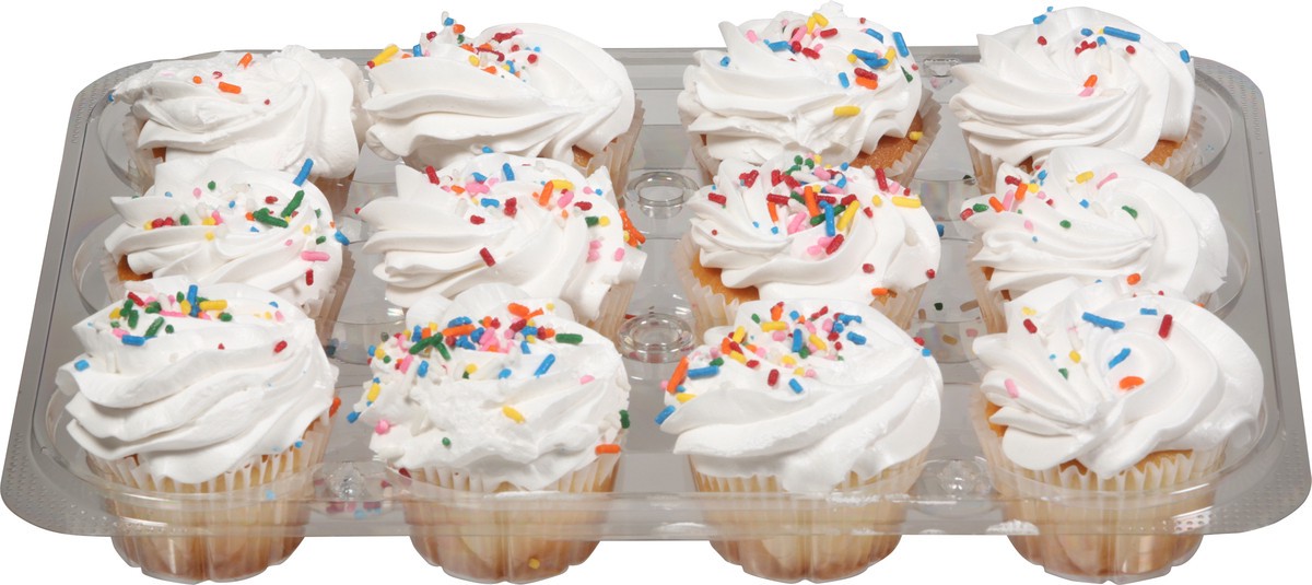 slide 3 of 6, Harris Teeter Cupcakes - Iced, 12 ct
